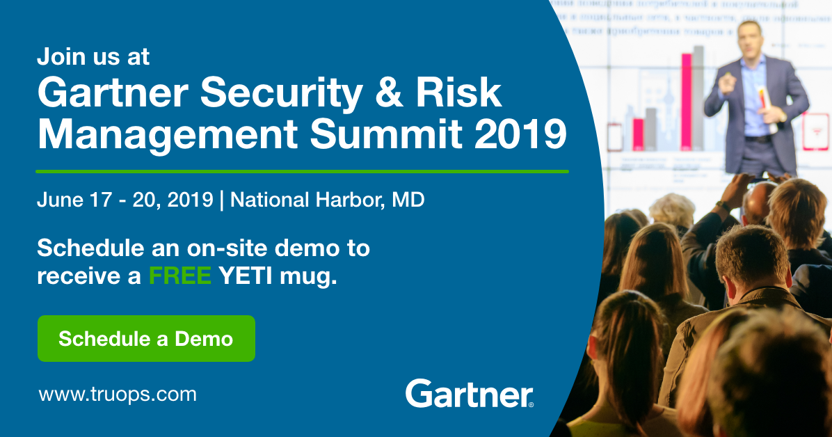 Schedule Demo at Gartner Security & Risk Management Summit